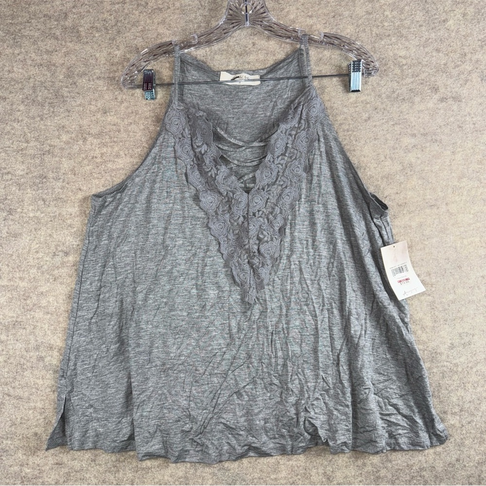 A’Beautiful Soul Gray Tank Size 14/16 A NWT